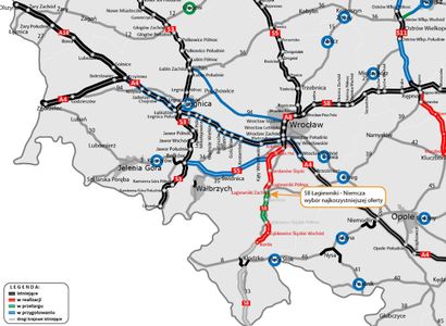 Znamy wykonawcę S8 pomiędzy Łagiewnikami a Niemczą na Dolnym Śląsku