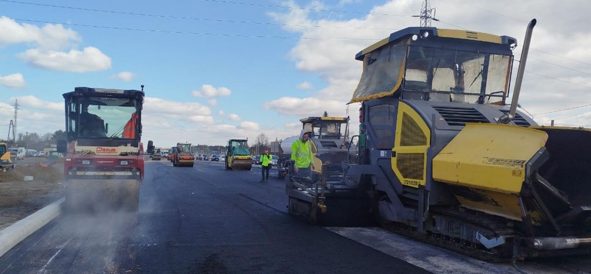 Aglomeracja warszawska: Wzmożony ruch na budowie DK61 Legionowo - Zegrze 