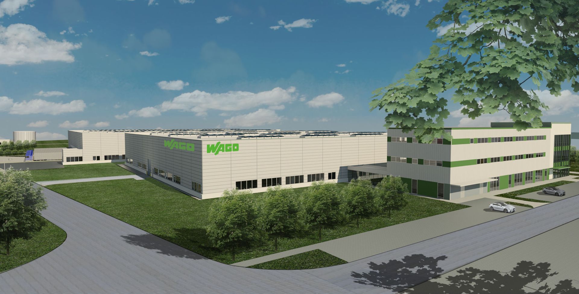  WAGO ELWAG rozpoczęło budowę nowej fabryki pod Wrocławiem
