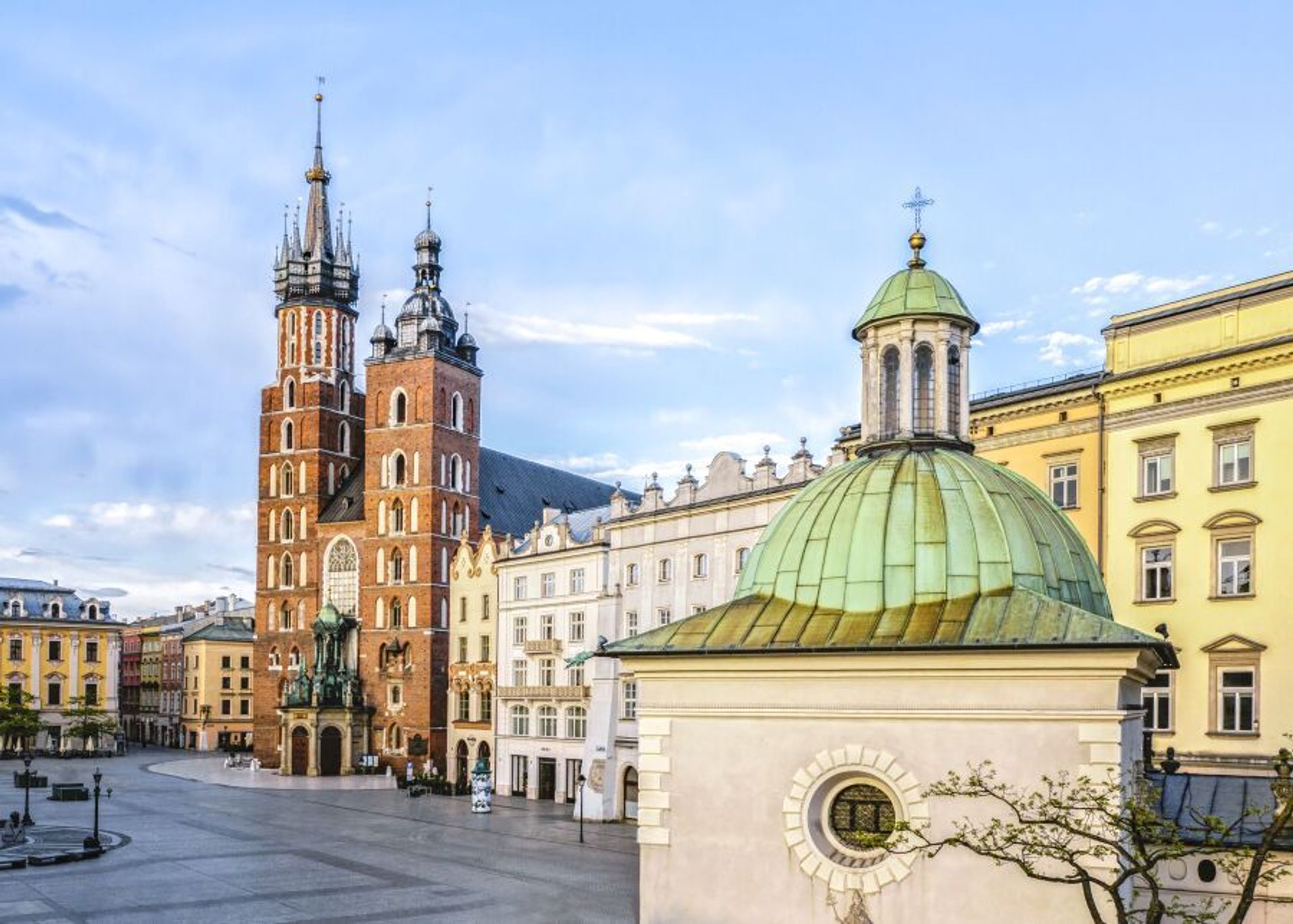 Kraków z najpiękniejszym Starym Miastem w Europie