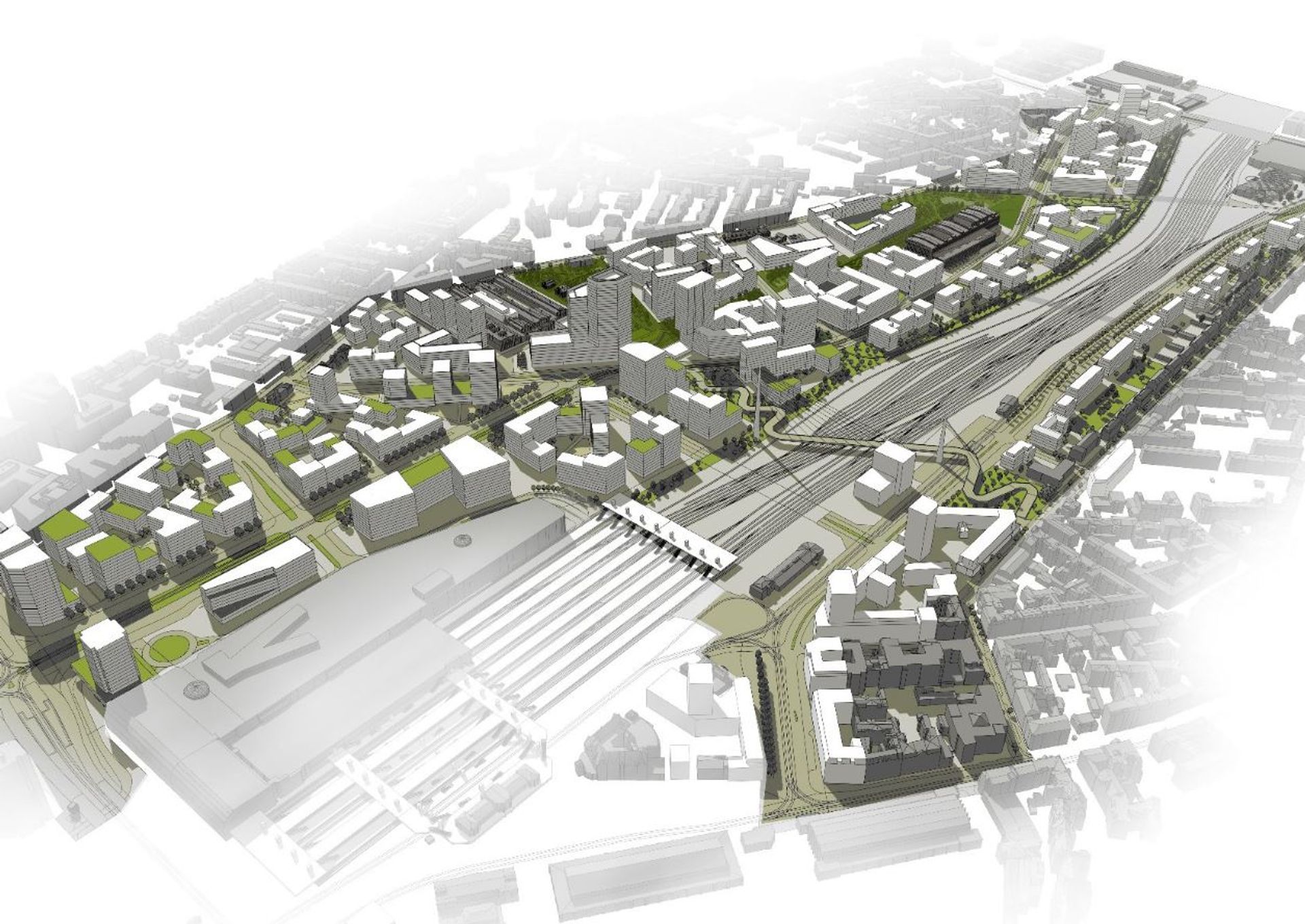 W Poznaniu powstanie nowa, wielka śródmiejska dzielnica. Nowa koncepcja Wolnych Torów