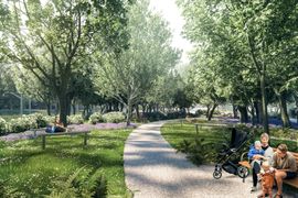 W Warszawie rozpoczyna się budowa Parku Linearnego Suwak [WIZUALIZACJE]
