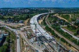 Powstaje Wschodnia Obwodnica Krakowa, na odcinku Mistrzejowice - Nowa Huta [FILMY]