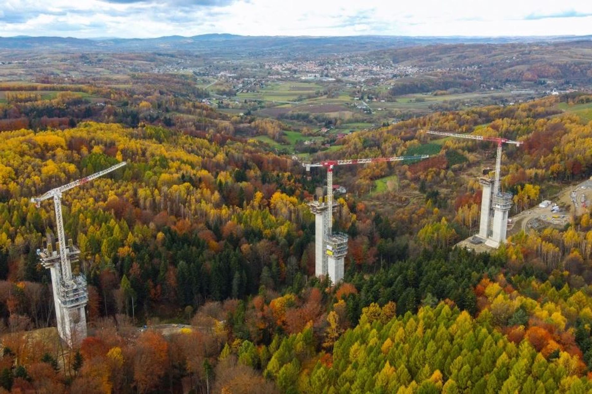Na Podkarpaciu powstaje najwyższa estakada w Polsce
