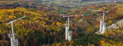 Na Podkarpaciu powstaje najwyższa estakada w Polsce [FILMY]