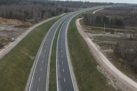 Pierwszy odcinek obwodnicy Wąchocka gotowy. Kiedy otwarcie? [FILM]