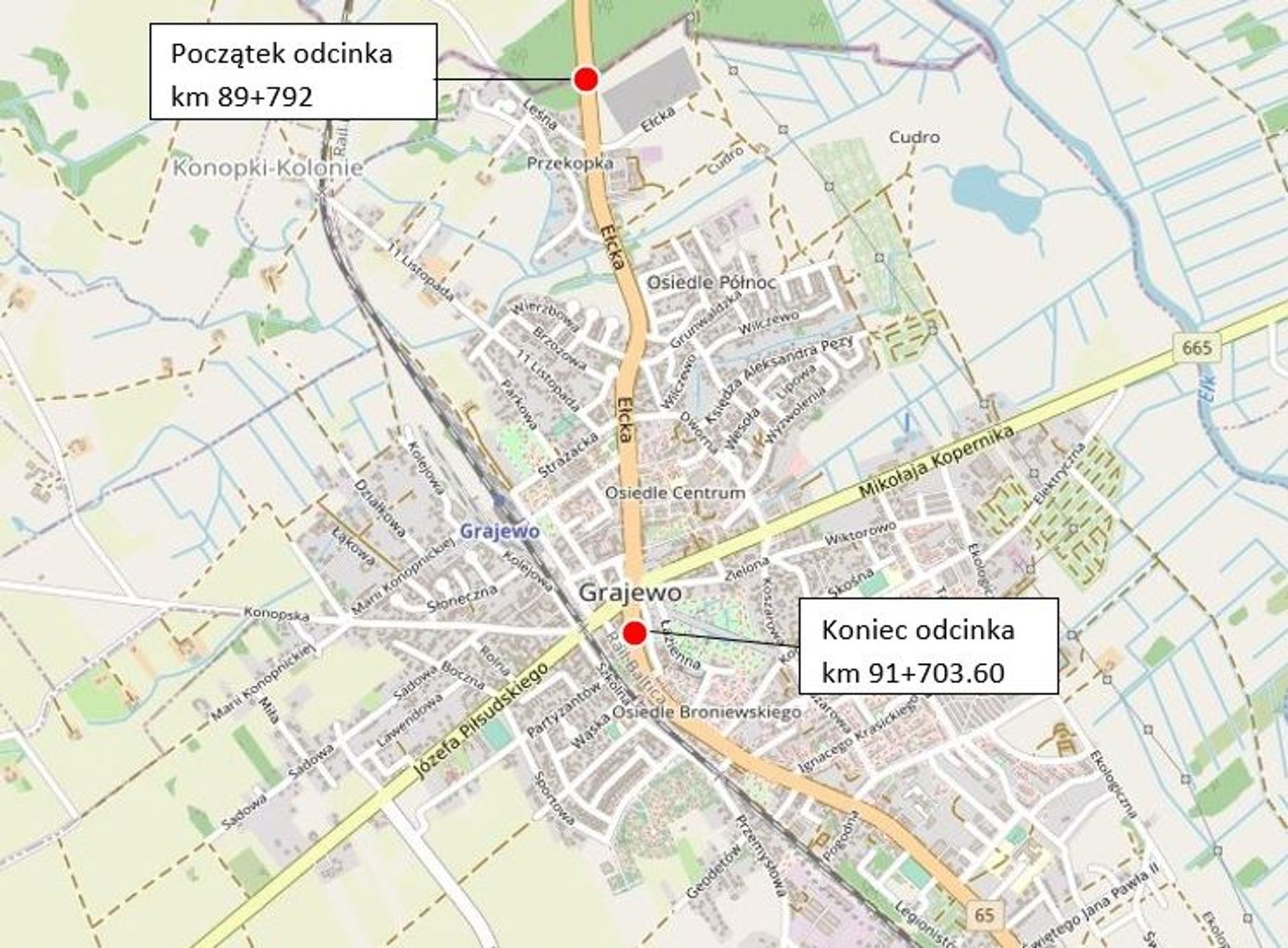 Jest zgoda na rozbudowę DK65 w Grajewie