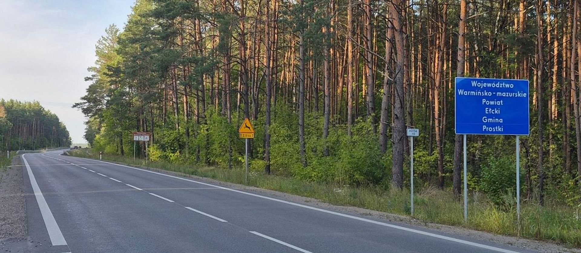 GDDKiA rozbudowała ponad 12 km DK65 pomiędzy Nową Wsią Ełcką a granicą woj. warmińsko-mazurskiego i podlaskiego.