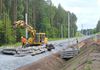 Na Kaszubach trwa modernizacja linii kolejowej nr 201 dla lepszych podróży pociągiem i sprawniejszego przewozu towarów koleją do portu morskiego w Gdyni