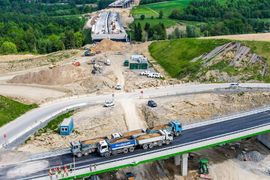 Podkarpackie: Inżynierski sprawdzian wiaduktu na odcinku Via Carpatia S19 Babica - Jawornik zakończony sukcesem [ZDJĘCIA]