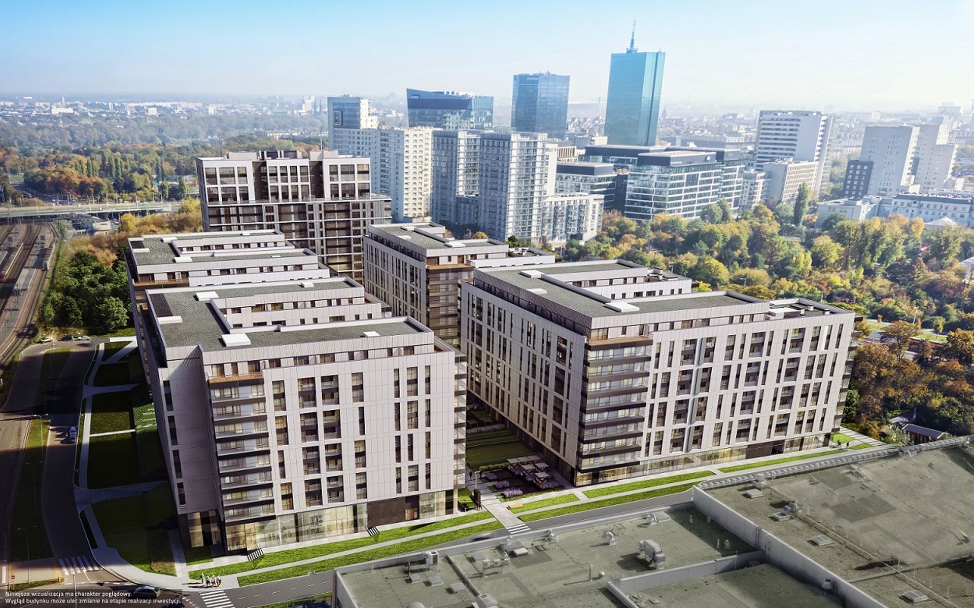 Warszawa: Central Garden – Asbud zrealizuje ponad tysiąc mieszkań w sąsiedztwie Arkadii 