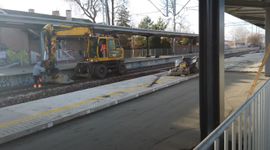 Postępują prace przy przebudowie stacji kolejowej Kraków Bieżanów [FILM]