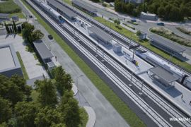 Tunel zamiast szlabanów w warszawskim Rembertowie