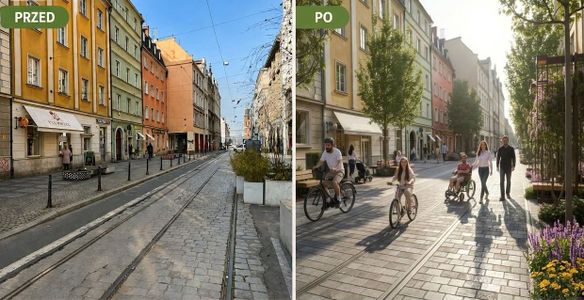 Odcinek ulicy Ruskiej przy wrocławskim Rynku przejdzie wielką metamorfozę. Podpisano umowę z wykonawcą [WIZUALIZACJE]