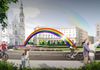 „Łuk LGBT+". Słynna Tęcza wróci na plac Zbawiciela w Warszawie
