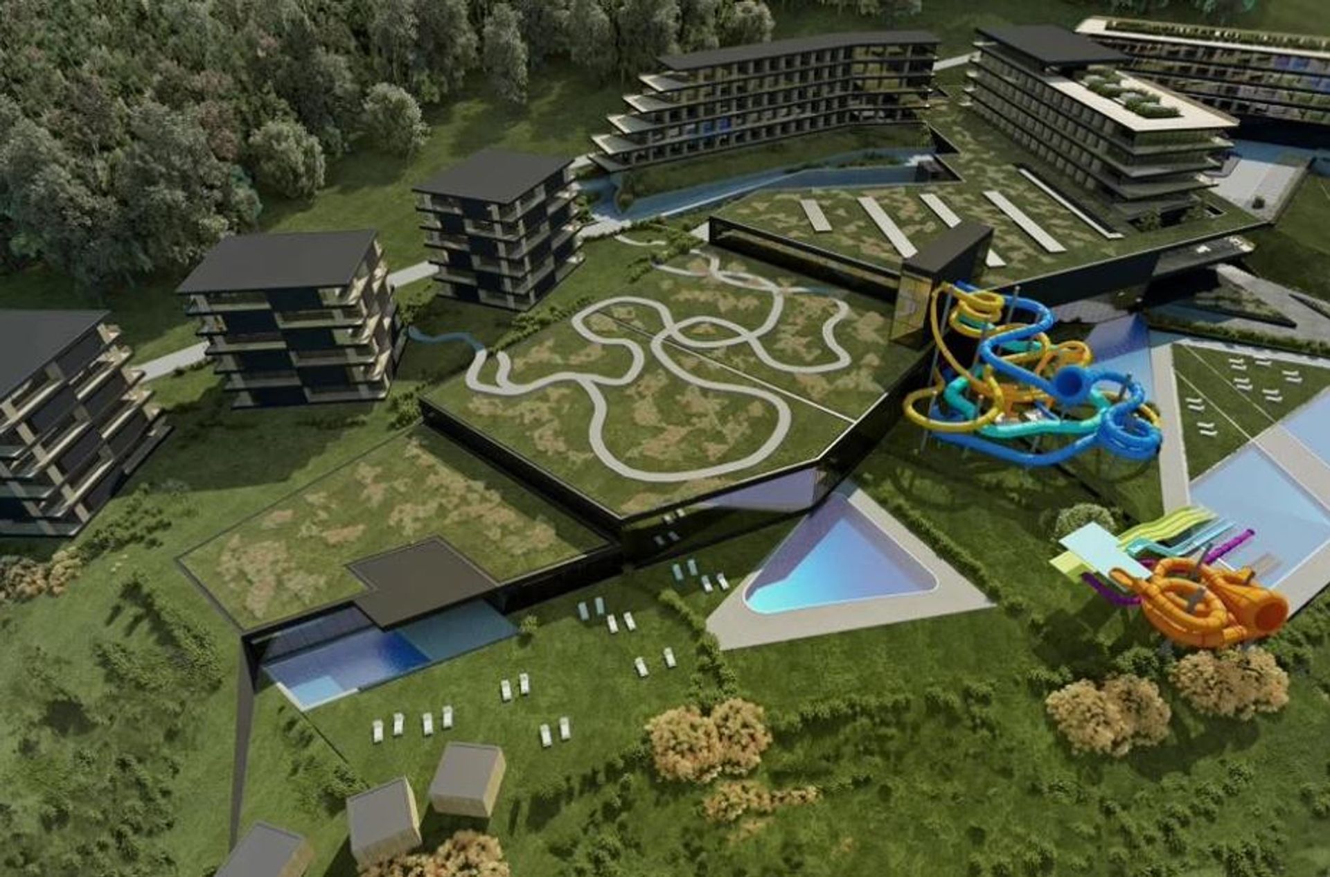 Powstanie pierwszy w Polsce aquapark z całorocznym stokiem narciarskim na dachu