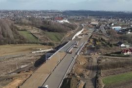 Trwa budowa drogi ekspresowej S52 Północnej Obwodnicy Krakowa [FILM]