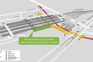 Trwa modernizacja stacji kolejowej Warszawa Gdańska [FILM]