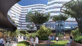 W Krakowie powstaje ostatni etap Wiślanych Tarasów 2.0, wielkiego osiedla bezpośrednio nad rzeką [ZDJĘCIA+WIZUALIZACJE]