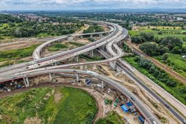 Budowa kluczowego węzła Mistrzejowice na S7 w Krakowie za 1,7 miliarda złotych na finiszu [FILMY]