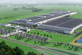 Mercedes rozpoczął stawianie głównej hali montażowo-produkcyjnej na terenie fabryki silników w Jaworze