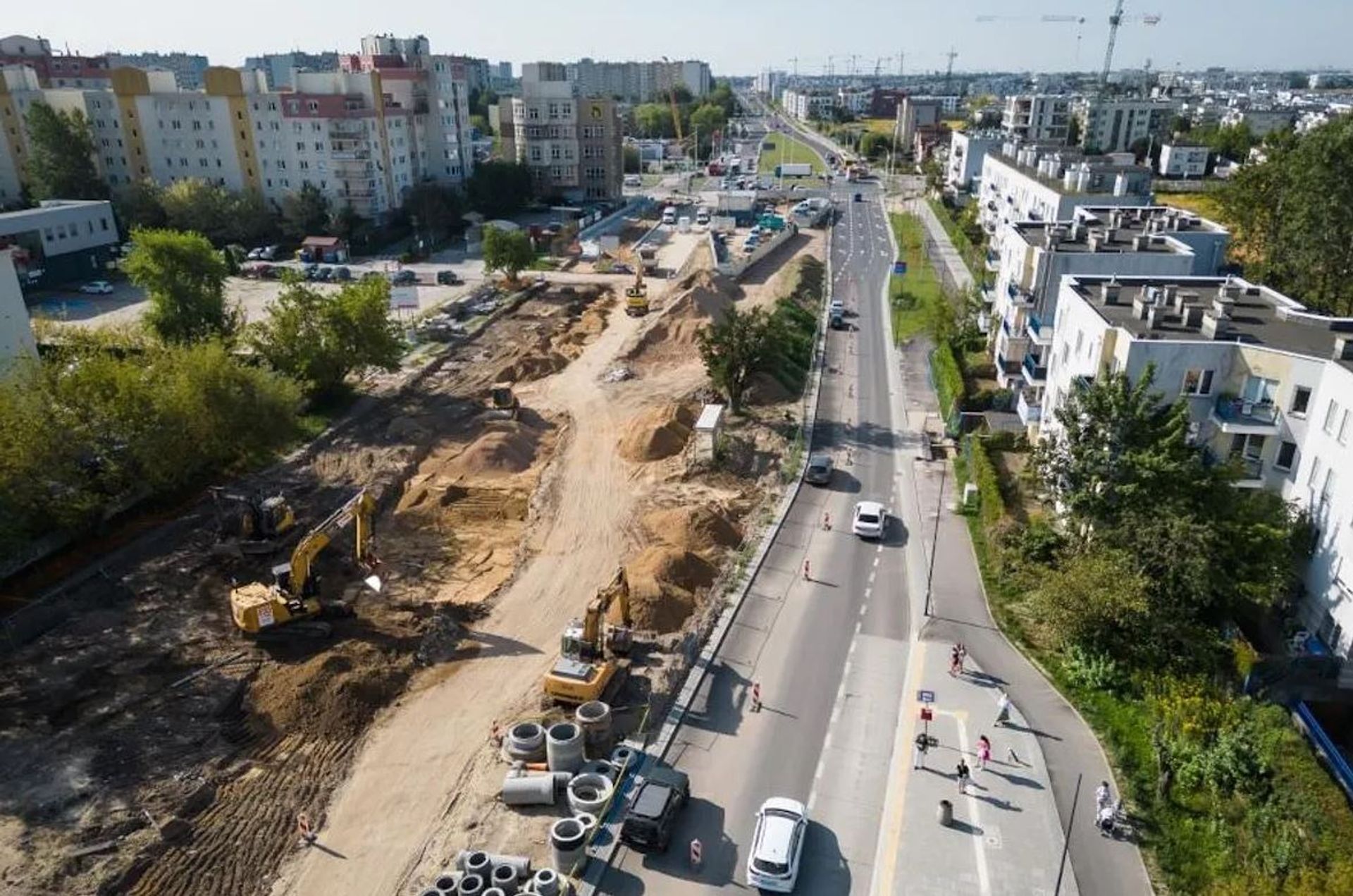 Przebudowa ulicy Lazurowej na ostatniej prostej