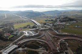 Podsumowanie prac przy budowie drogi ekspresowej S3 na Dolnym Śląsku w 2021 roku [ZDJĘCIA]