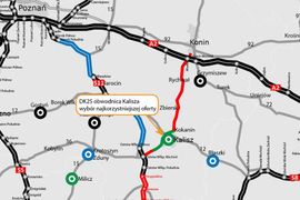 Wielkopolska: Wybrano wykonawcę obwodnicy Kalisza, w ciągu DK25