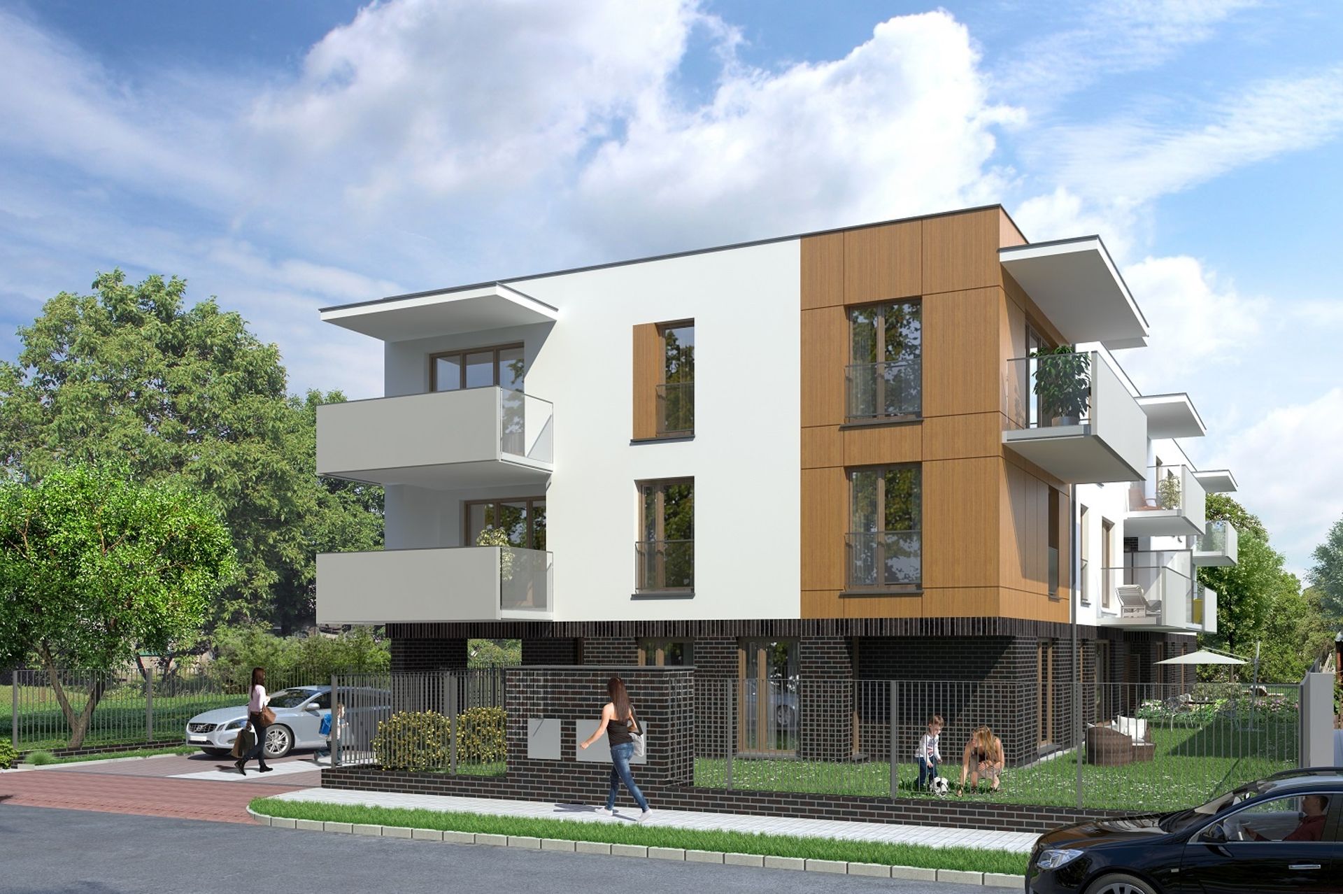 Warszawa: Naukowa 16 – Structur Concept stawia budynek mieszkalny w Starych Włochach 