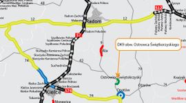 GDDKiA ogłosiła przetarg na zaprojektowanie 13-kilometrowej obwodnicy Ostrowca Świętokrzyskiego