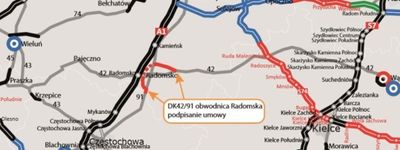 Podpisano umowę na budowę obwodnicy Radomska w woj. łódzkim