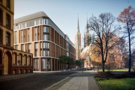 [Wrocław] Wreszcie zbudują hotel na Ostrowie Tumskim. Tak będzie wyglądał [WIZUALIZACJE]