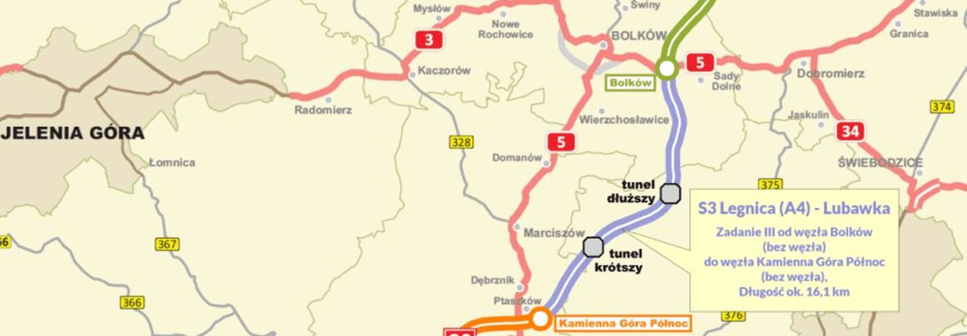 Jest decyzja ZRID na budowę drogi S3 na odcinku Bolków – Kamienna Góra