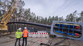 Przewierty sterowane morze–ląd dla Baltica 2 już gotowe