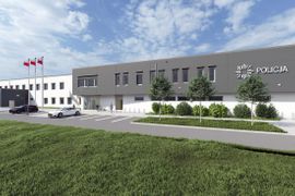 Nowa siedziba Komendy Powiatowej Policji w Ostródzie ‎coraz bliżej. Wmurowano kamień węgielny