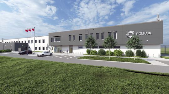 Nowa siedziba Komendy Powiatowej Policji w Ostródzie ‎coraz bliżej. Wmurowano kamień węgielny
