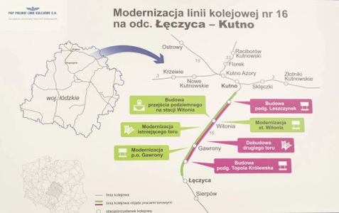 Łódzkie: Budimex zmodernizuje linię kolejową nr 16 na odcinku Łęczyca – Kutno