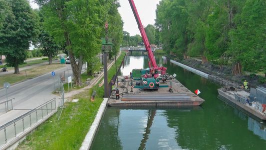 Modernizacja Kanału Łuczańskiego (Giżyckiego) przekracza półmetek