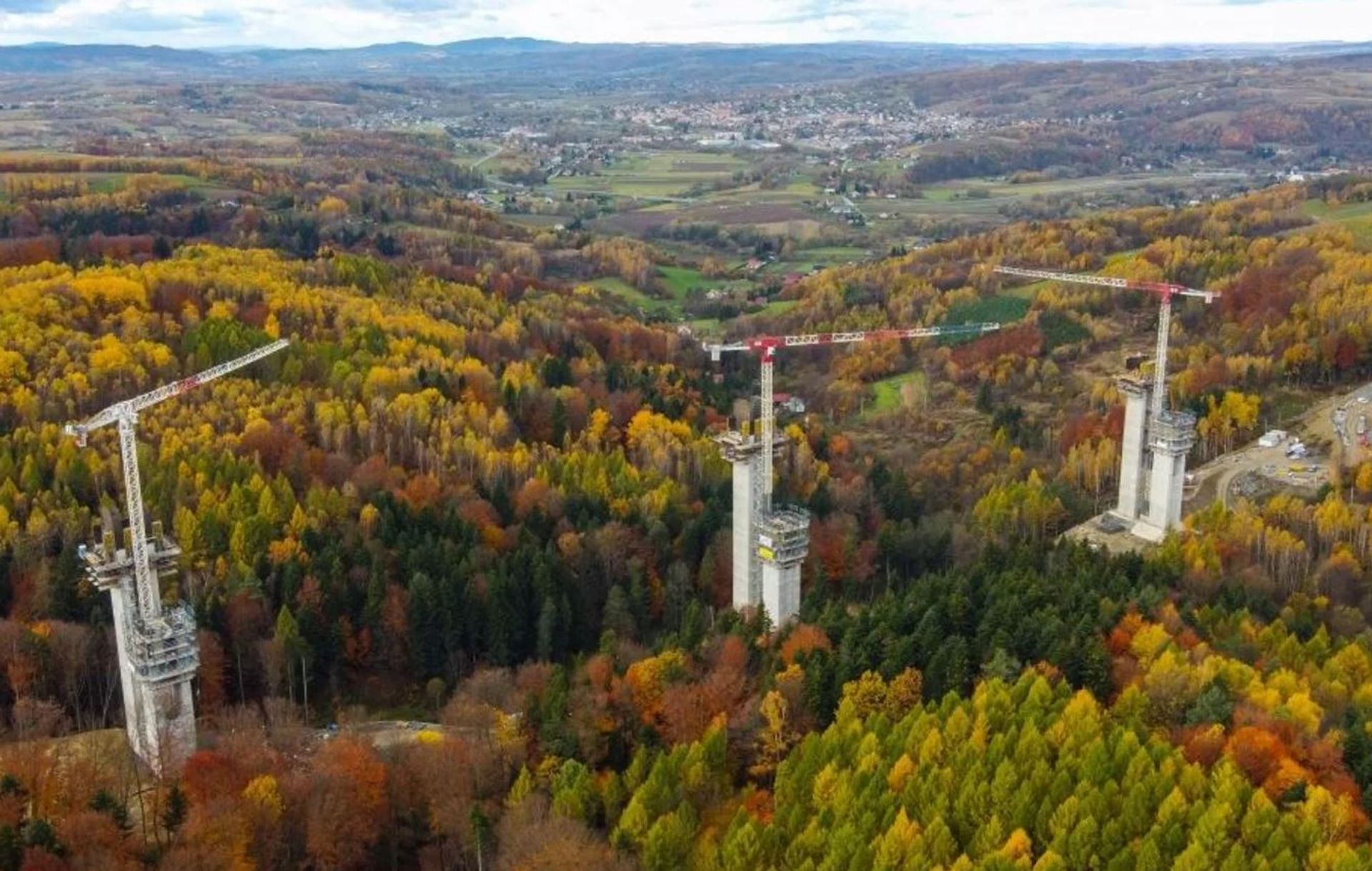 W woj. podkarpackim powstaje najwyższa estakada drogowa w Polsce