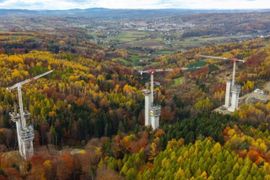W woj. podkarpackim powstaje najwyższa estakada drogowa w Polsce [FILMY]