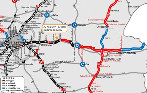 Autostrada A2 ma już ponad 500 km długości! Ważny odcinek pod Warszawą gotowy