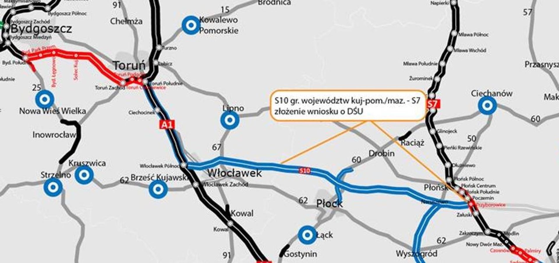 Ważny krok dla budowy drogi ekspresowej S10 przez Mazowsze