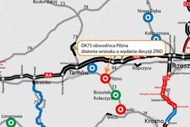 Pilzno w woj. podkarpackim o krok od budowy obwodnicy, w ciągu DK 73 [FILM]