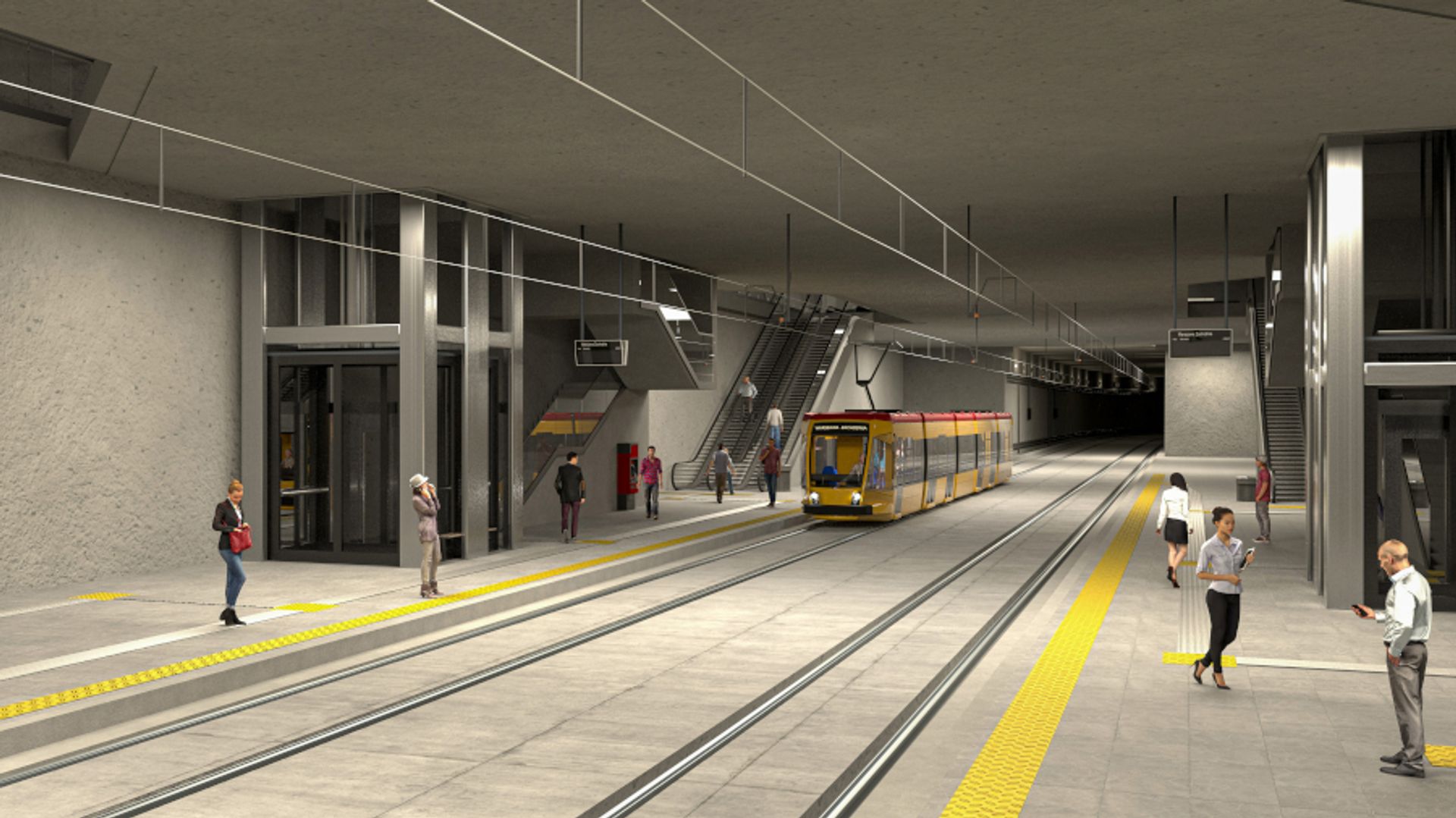 Tramwaje Warszawskie ogłosiły przetarg na budowę pierwszej w stolicy podziemnej trasy tramwajowej 
