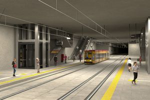 Tramwaje Warszawskie ogłosiły przetarg na budowę pierwszej w stolicy podziemnej trasy tramwajowej [WIZUALIZACJE]