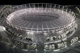 [śląskie] Stadion Śląski w Chorzowie: po Big Lift czas na pokrycie dachu