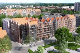 [Gdańsk] Wiecha na kompleksie Grano Residence w Gdańsku zawieszona