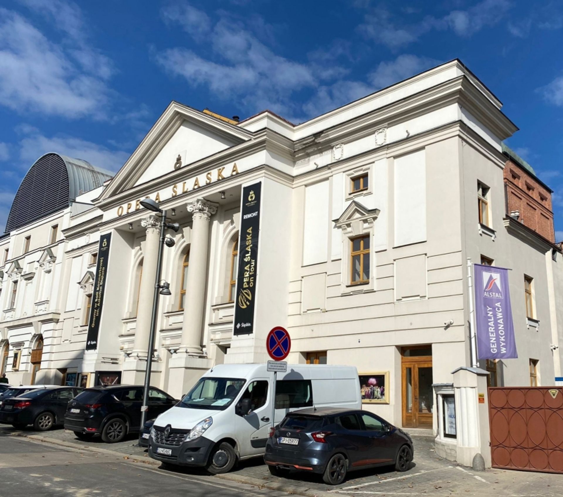 Postęp prac rewitalizacyjnych Opery Śląskiej w Bytomiu