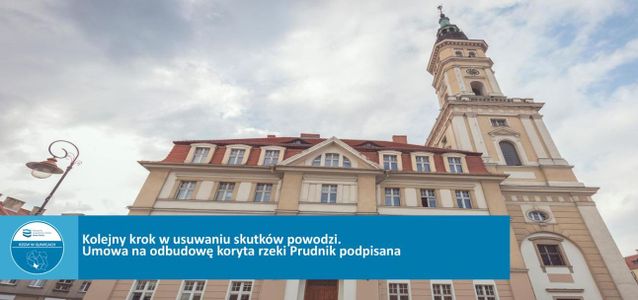 Opolskie: Kolejny krok w usuwaniu skutków powodzi. Umowa na odbudowę koryta rzeki Prudnik podpisana