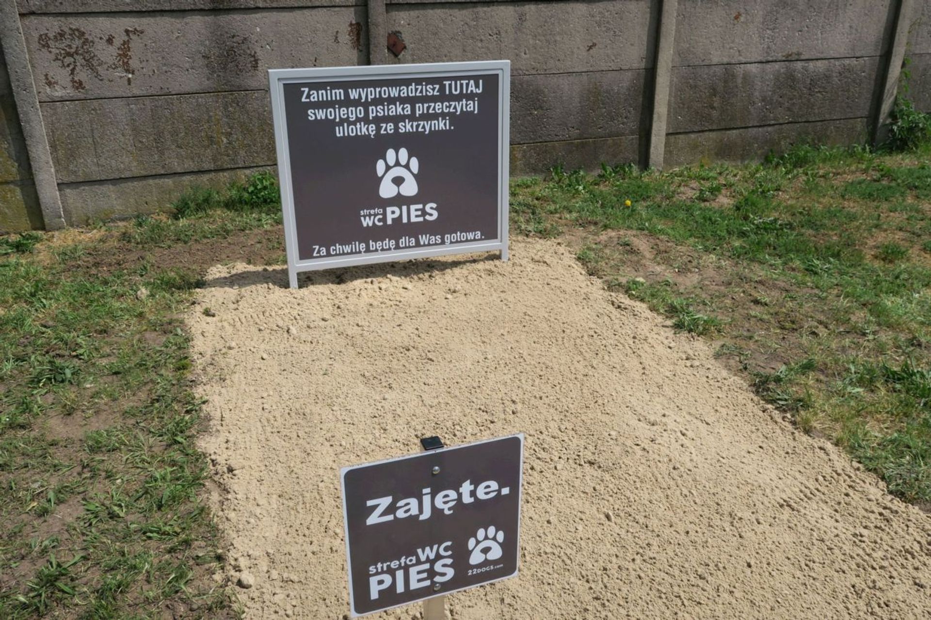  Pierwsza Strefa WC Pies powstała Koźminie Wielkopolskim